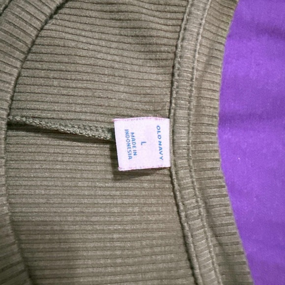 Green Ribbed Dress - Picture 3 of 3